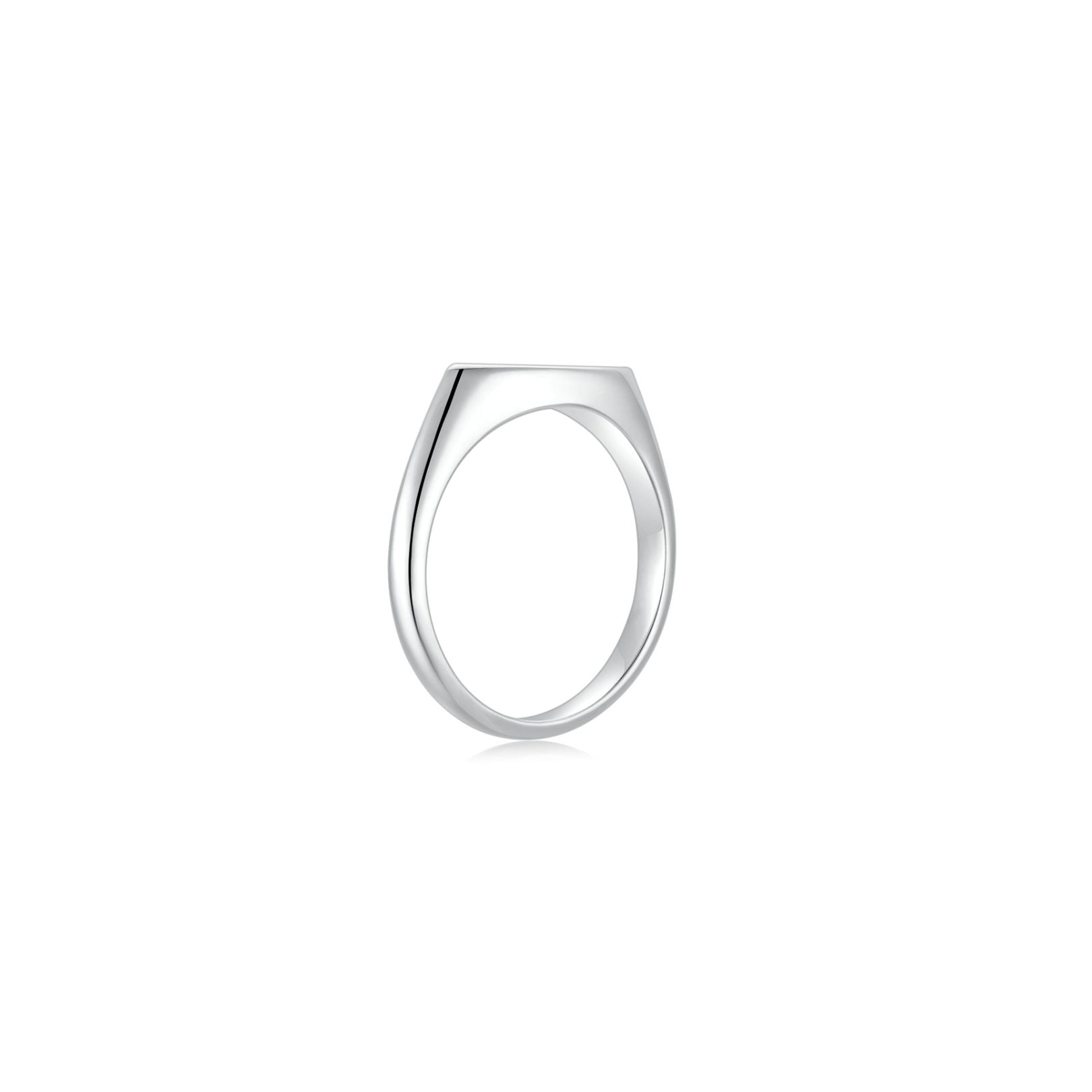 Signet Marquise Ring WG (Single Stone) (Side) - Eclat by Oui