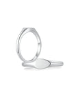 Signet Pear Ring WG (Both) - Eclat by Oui