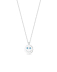 Smiley Face Necklace (WG) - Eclat by Oui