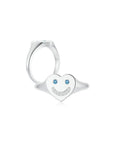 Smiley Face Signet Ring (WG) - Elcat by Oui