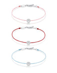 Set of 3 Bundle: Smiley Face Thread Bracelet - Eclat by Oui