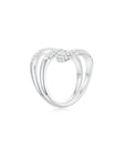 Swirl Ring White Gold (Side) - Eclat by Oui