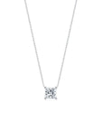 Tia Princess Solitaire Necklace (Front) - Eclat by Oui