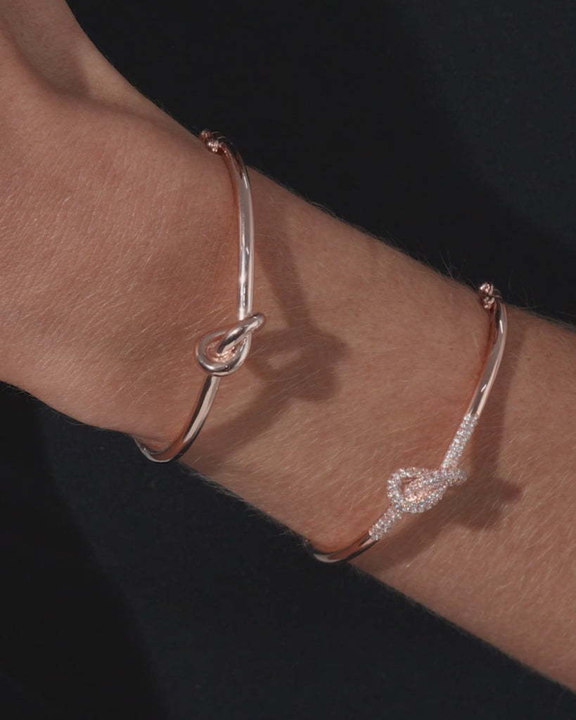 KNOT Alone® Bangle RG (Model) - Eclat by Oui